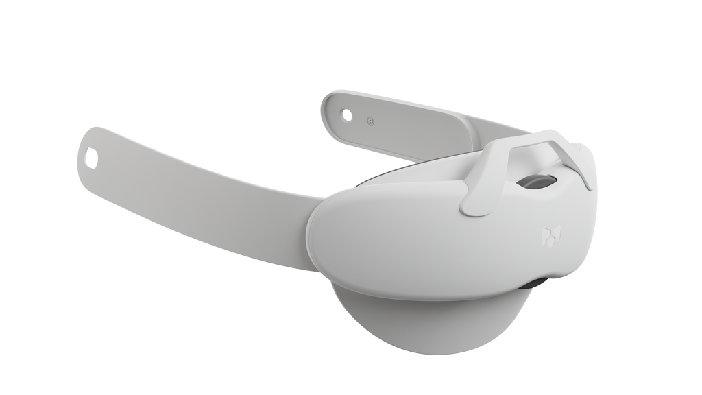 OVERAY TUNE Halo Pad supporting the back of the head for a stable, comfortable fit on Meta Quest 3, designed with premium materials.
