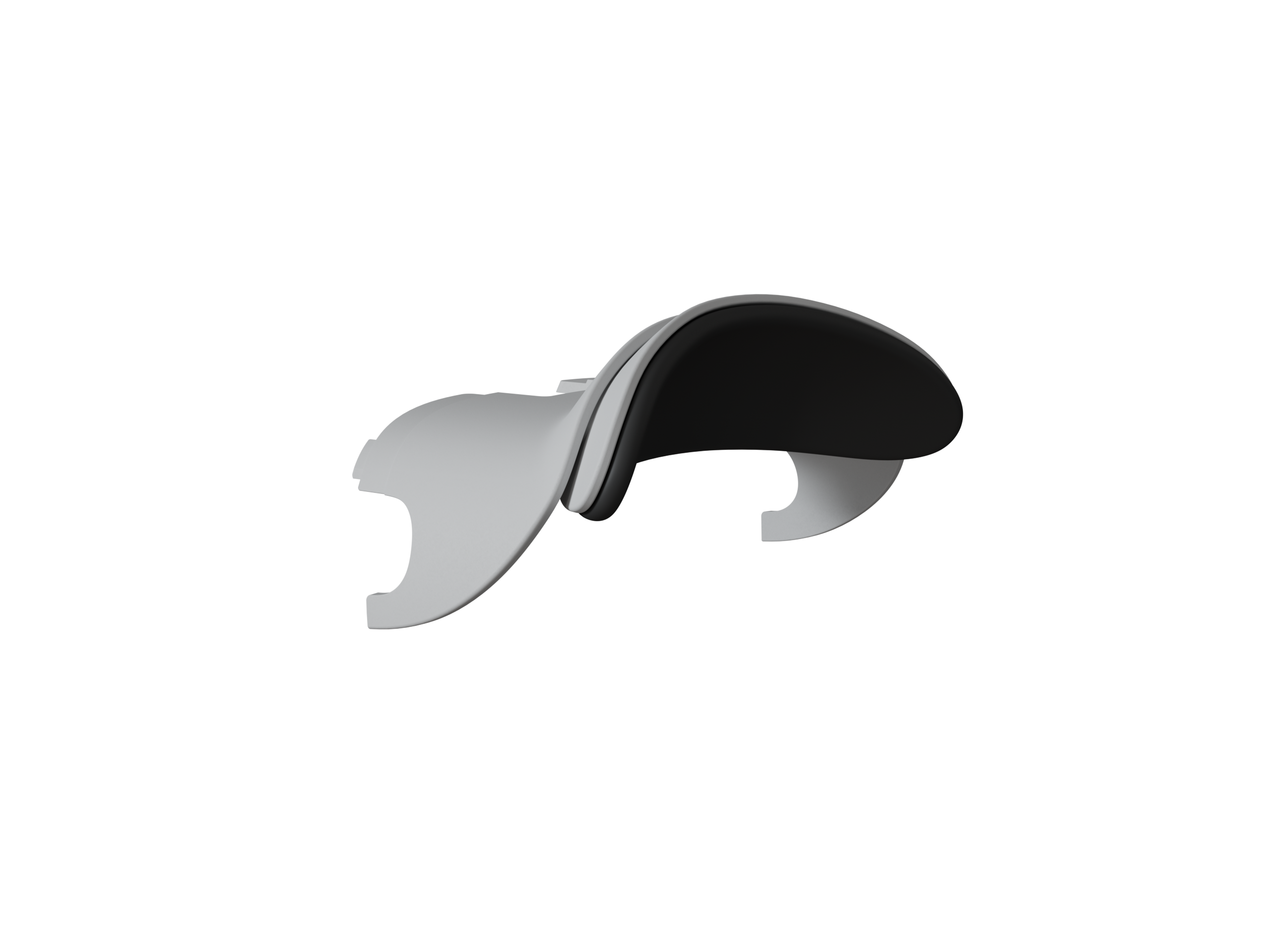 OVERAY TUNE F1-L facial interface for Meta Quest 3, providing extended comfort and stable, high-quality forehead support.